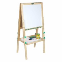Crayola Kids Mini Dual Sided Wooden Art Easel w/ Chalkboard & Dry Erase Supplies