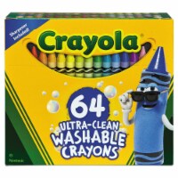 Crayola Crayons w/Built-in Sharpener Washable 64/PK Assorted 523287