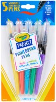 Crayola Project Paintbrush Pens 5/Pkg-Assorted Colors