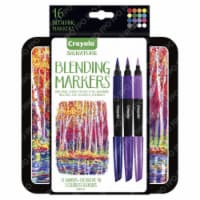 Crayola Signature Blending Markers W/Tin-Assorted Colors 14/Pkg