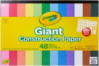 Crayola® Giant Construction Paper Pad with Stencils