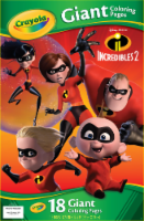 Crayola Incredibles 2 Giant Coloring Book - 18 Sheet Perspective: Main