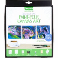 Crayola Paint Pour Canvas Art Perspective: Main