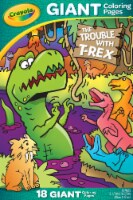 Crayola Trouble with T-Rex Giant Coloring Pages Perspective: Main