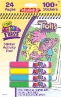 Crayola® Trolls Color & Erase Sticker Activity Pad Perspective: Main