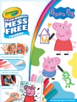 9PC Peppa Pig Coloring Book Kit Washable Markers Drawing