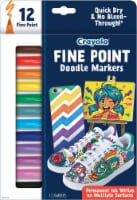 Crayola Fine Point Doodle Markers - Assorted Perspective: Main