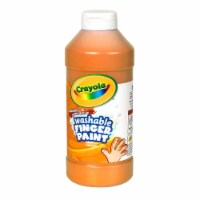 Crayola. 551316036 Washable Fingerpaint  Orange  16 oz