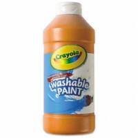 Washable Paint, Orange, 16 oz.