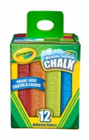 Crayola Washable Sidewalk Chalk 12/Pkg-Assorted Colors