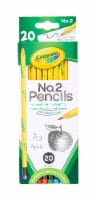 Crayola Pre Sharpened Multiiple Colored Erasers No 2 Pencils Perspective: Main