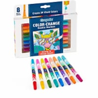 Crayola CYO588315 Color Change Dual End Doodle Markers, Multi Color - Pack of 8
