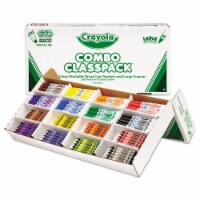 Crayola Crayon,W/Markr,256bx,Ast 523348