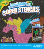 Crayola Super Stencils Washable Sidewalk Chalk Perspective: Main
