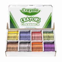 Crayola Crayons w/Built-in Sharpener Washable 64/PK Assorted 523287, 1 -  Foods Co.