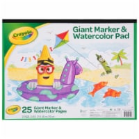 Crayola Giant Marker & Watercolor Pad