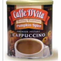 Caffe DVita F-DV-1C-06-PMKN-NU Pumpkin Spice Cappuccino 6 1lb canisters Perspective: Main