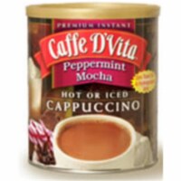 Caffe DVita F-DV-1C-06-PRMT-21 Peppermint Mocha Cappuccino 6 1lb canisters Perspective: Main