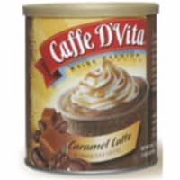 Caffe DVita F-DV-1C-06-CARM-IC Caramel Latte Blended Iced Coffee 6 1lb canisters Perspective: Main