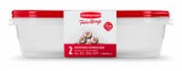 Rubbermaid® Brilliance Small Food Containers - Clear, 2 pk - Harris Teeter