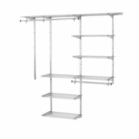 Rubbermaid® Configurations Custom Closet Organizer Deluxe Kit - Titanium