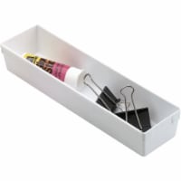 Rubbermaid 3 In. x 12 In. x 2 In. White Drawer Organizer Tray FG2912RDWHT