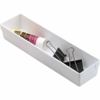 Rubbermaid 3 In. x 12 In. x 2 In. White Drawer Organizer Tray FG2912RDWHT