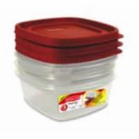 Rubbermaid® Flex and Seal Food Storage Container - Clear/Red, 1.1 gal -  Kroger