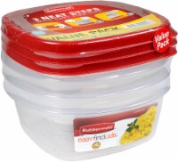 Rubbermaid Easy-Find Lids Food Storage Container Set - Red/Clear Perspective: Main