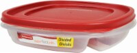 Rubbermaid® Easy-Find Lids Food Storage Container with Dividers - Racer Red