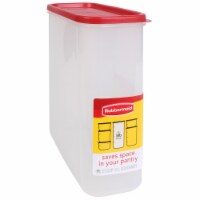 Rubbermaid® Modular Canisters, Food Storage Container, 21 Cup, Racer Red Perspective: Main