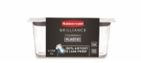 Rubbermaid® Brilliance Clear Rectangle Food Storage Container