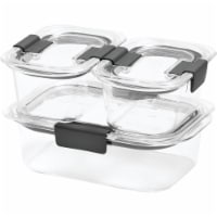 Rubbermaid Brilliance Food Storage Containers - Clear, 3 pc - Kroger