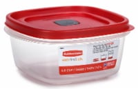 Rubbermaid Easy Find Lids Set - Clear/Red, 14 pc - Kroger