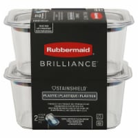 Rubbermaid® Brilliance™ Medium Deep Container - 2 Pack
