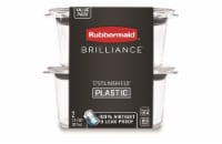 Rubbermaid® Brilliance Small Food Containers - Clear, 2 pk - City Market