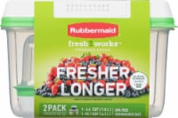 Rubbermaid® Freshworks® Large Green Produce Saver Container, 4.2 L - Kroger