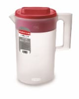 Sterilite 1-Gallon Round Plastic Pitcher and Spout, Clear with