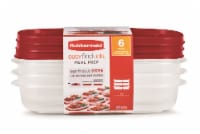 Rubbermaid® EasyFindLids™ Meal Prep Rectangular Food Storage Containers Perspective: Main