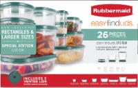 Rubbermaid® easyfindlids™ w / 3 Vented Lids 26 Pc Perspective: Main