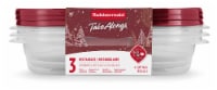 Rubbermaid® TakeAlongs® Holiday Rectangle Containers with Lids Perspective: Main