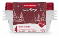 Rubbermaid® Take-Along® Holiday Square Containers & Lids