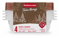 Rubbermaid® Take-Along® Holiday Square Containers & Lids