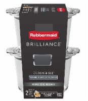 Rubbermaid® Brilliance™ Round Food Storage Containers - Clear Perspective: Main
