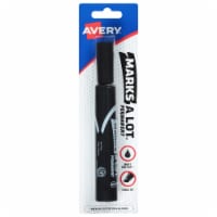 Marks-A-Lot® Desk-Style Chisel Tip Permanent Marker - Black