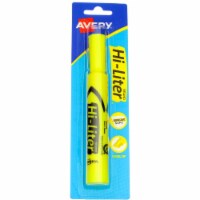 Hi-Liter Avery Highlighter, Yellow