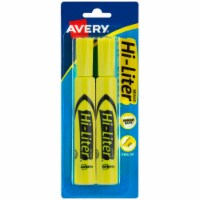 Avery® Desk Style Hi-Liters - Yellow