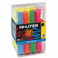 Avery Hi-Liter Fluorescent Desk Style Chisel Tip Highlighters - Assorted