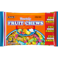 Tootsie Fruit Chews Assorted Fruit Rolls Perspective: Main