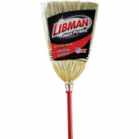 Libman Big Corn Broom 100% Natural Broomcorn 6 Pack 00502MA